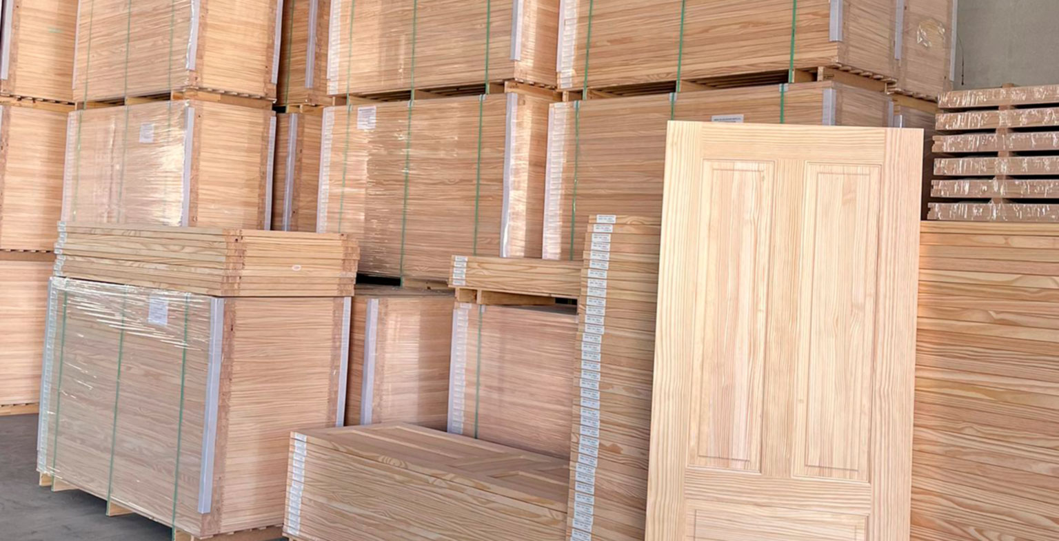 puertas de madera en stock