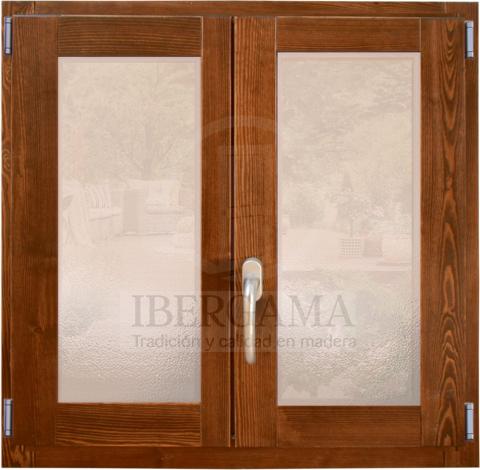Ventanas Pino Teñido madera Maciza o Laminada