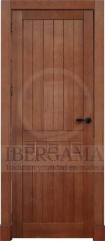 Puerta de tablas y cuadros