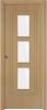  Puerta Lisa 3 Vidrios 2 Líneas roble o nogal moderna