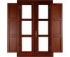 Ventanas Estilo Ingles de Madera con Contraventanas