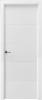 Puerta Blanca 5 Líneas Horizontales Interior en Block 
